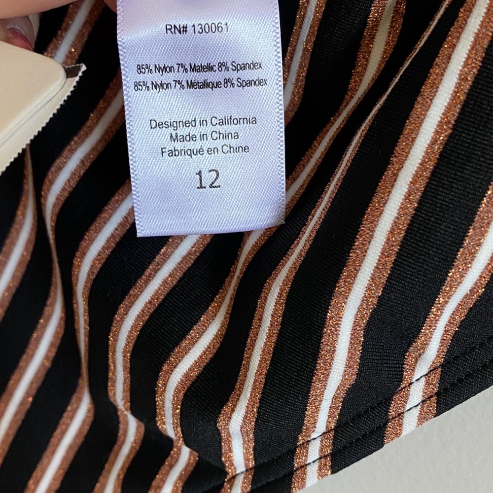 NWT L*SPACE Horizon Stripe Sunscape One Piece 12 - Picture 12 of 12
